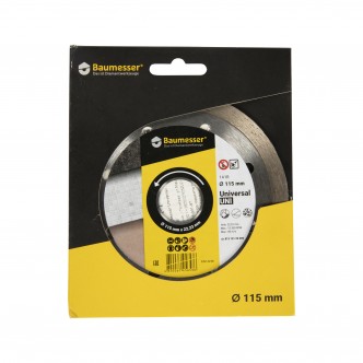 Disc diamantat Universal 115x1,4x8x22,23 Baumesser